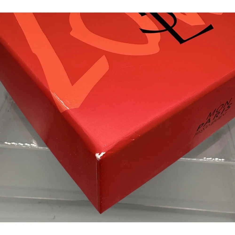 YSL EMPTY Box Love Mon Paris Yves Saint Laurent Red Gift Box